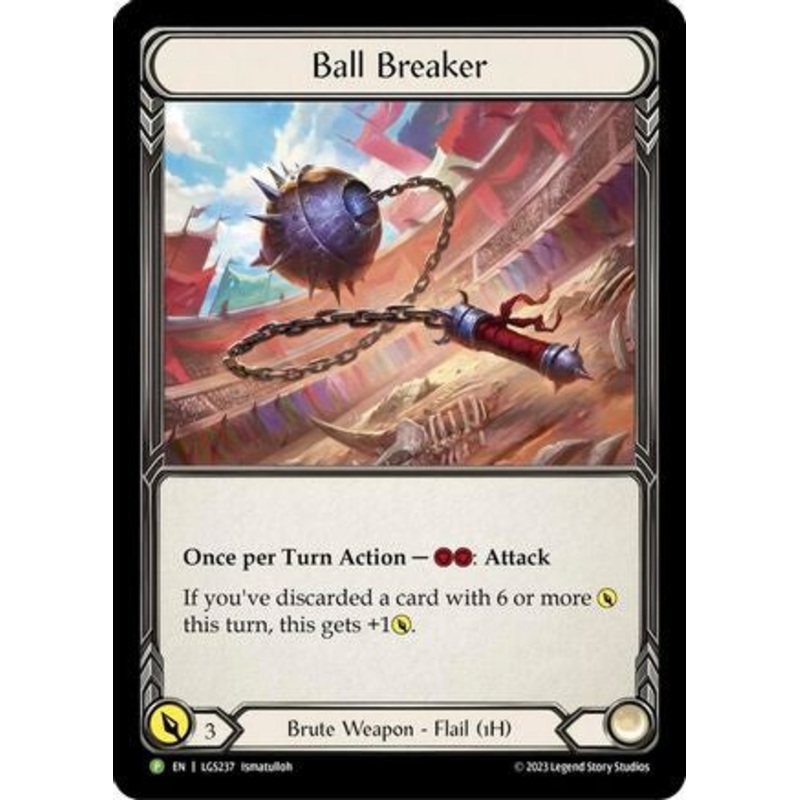 Ball Breaker – LGS237 (LGS237) Rainbow Foil – Flesh and Blood: Promo Cards
