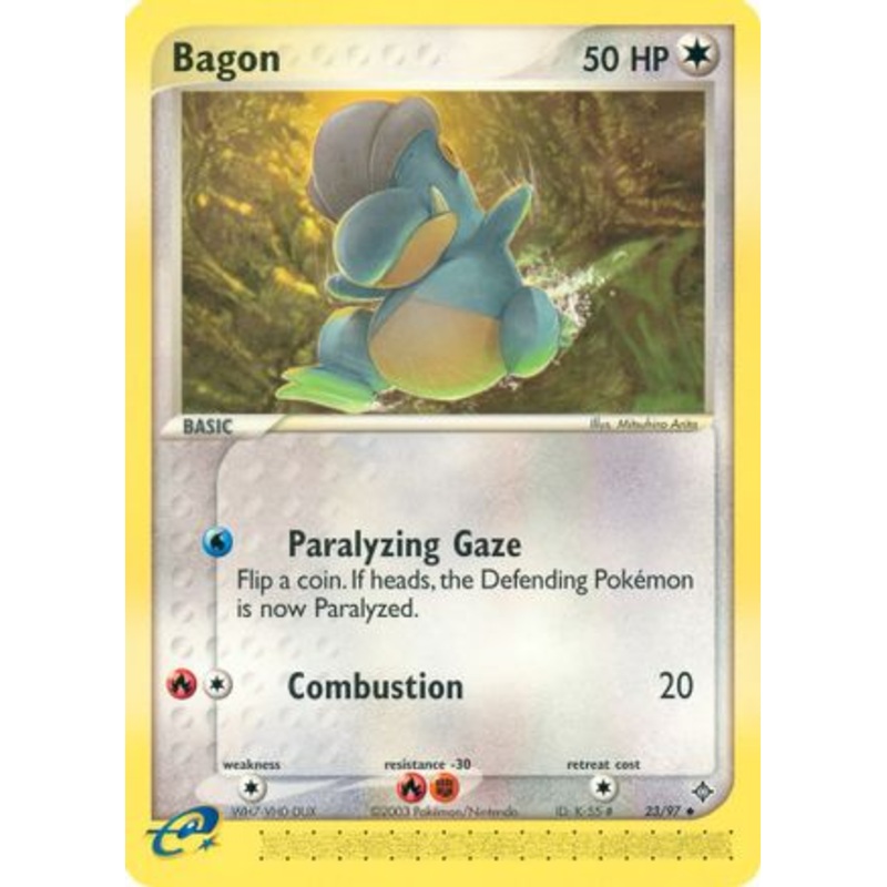 Bagon (23/97) [EX: Dragon]