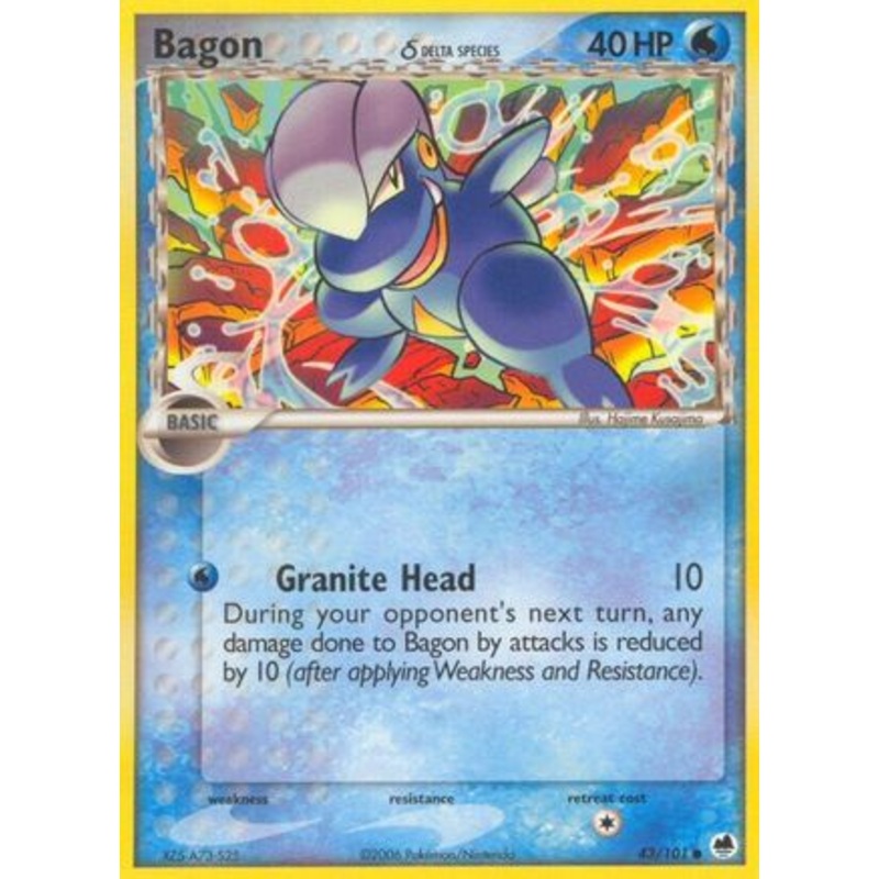 Bagon (43/101) (Delta Species) [EX: Dragon Frontiers]