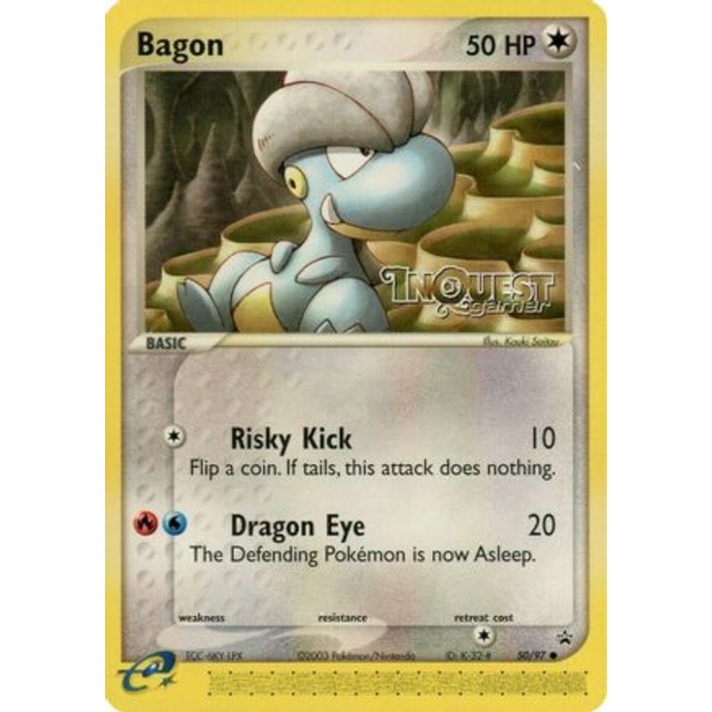 Bagon (50/97) (InQuest) [League & Championship Cards]