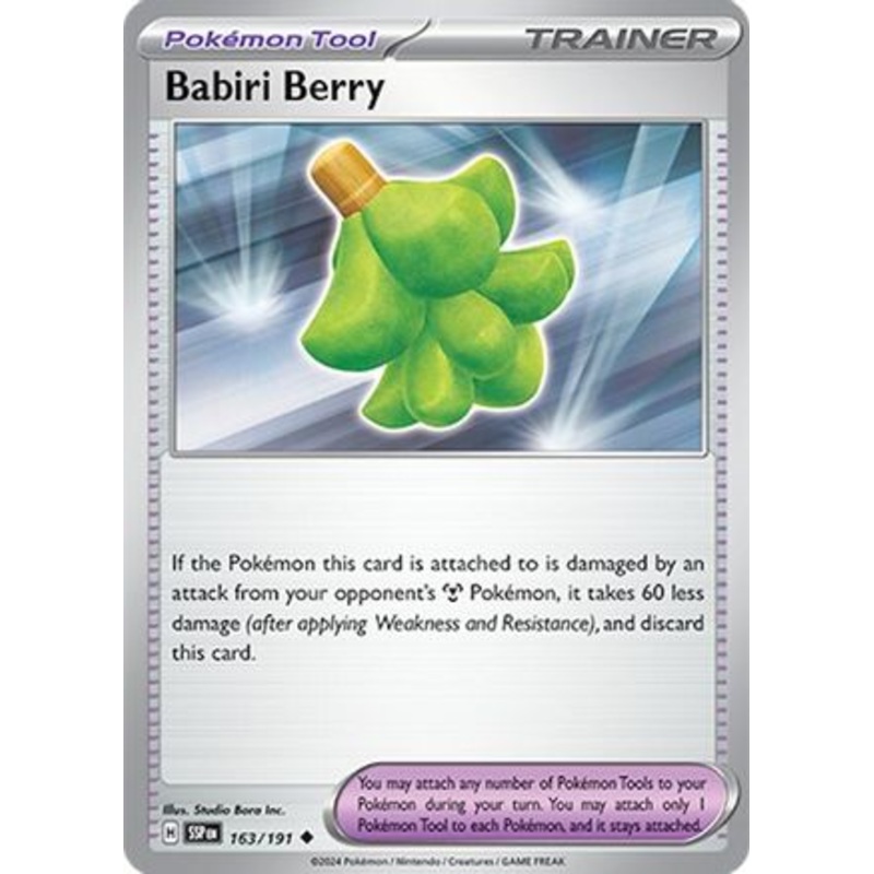 Babiri Berry (163/191) [Scarlet & Violet: Surging Sparks] Reverse Holofoil