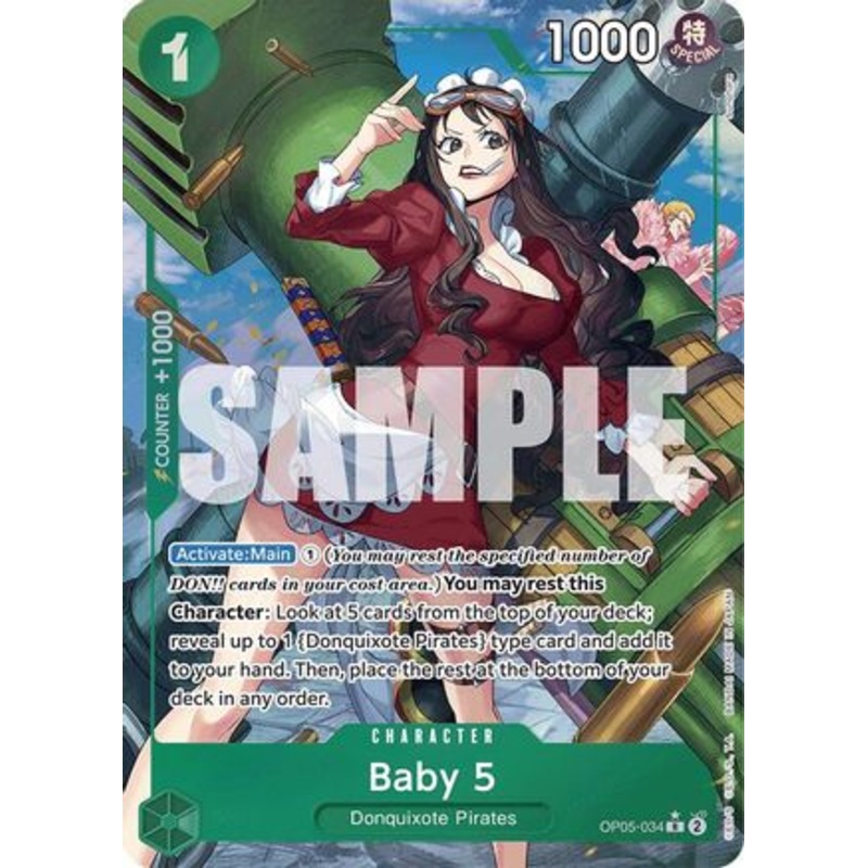 Baby 5 (Alternate Art) (OP05-034) Foil