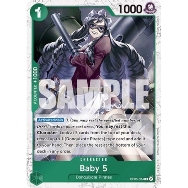 Baby 5 (Jolly Roger Foil) (OP05-034) Foil