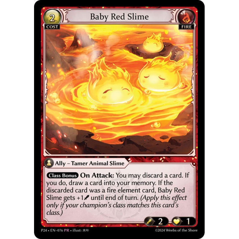 Baby Red Slime (076) [Promotional Cards]