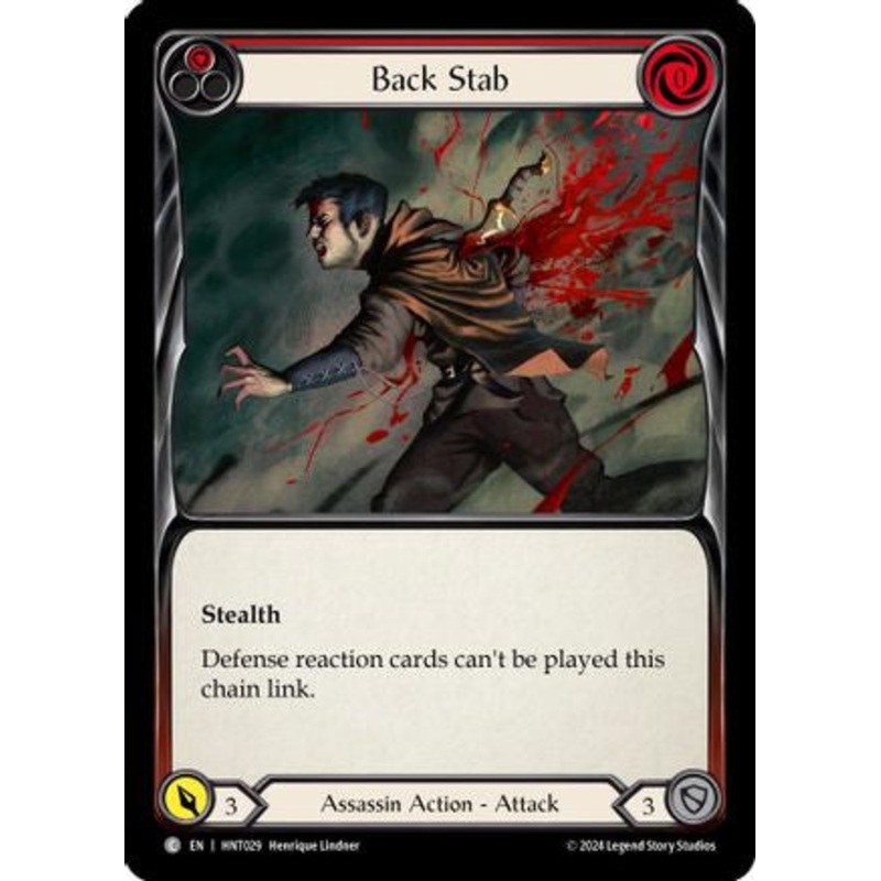 Back Stab (Red) (HNT029) – The Hunted