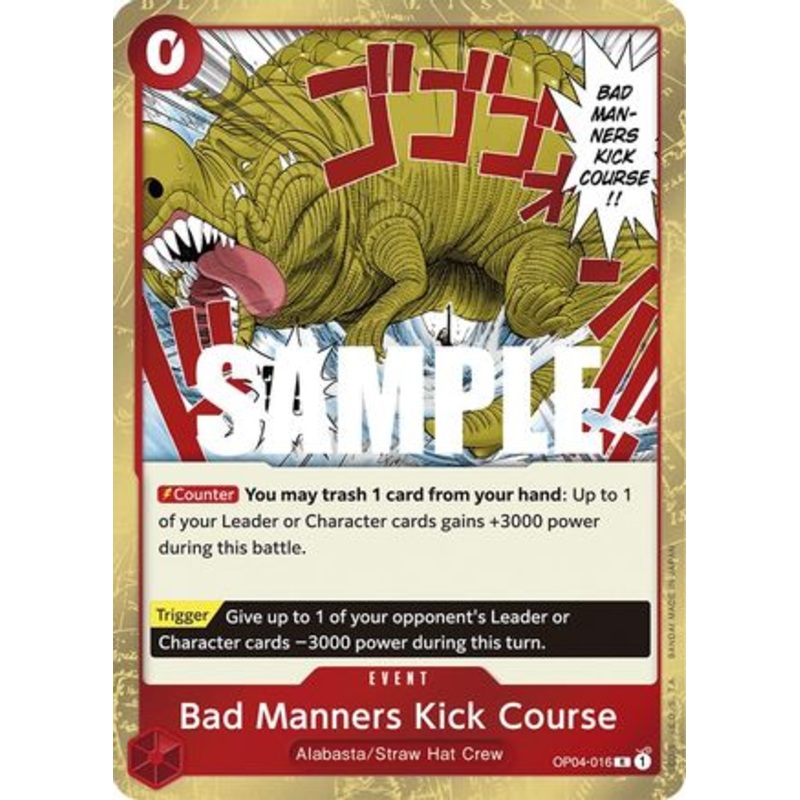 Bad Manners Kick Course (OP04-016) Foil