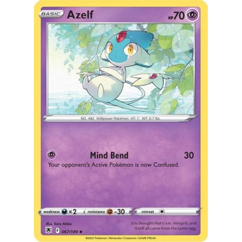 Azelf (067/189) [Sword & Shield: Astral Radiance] Reverse Holofoil