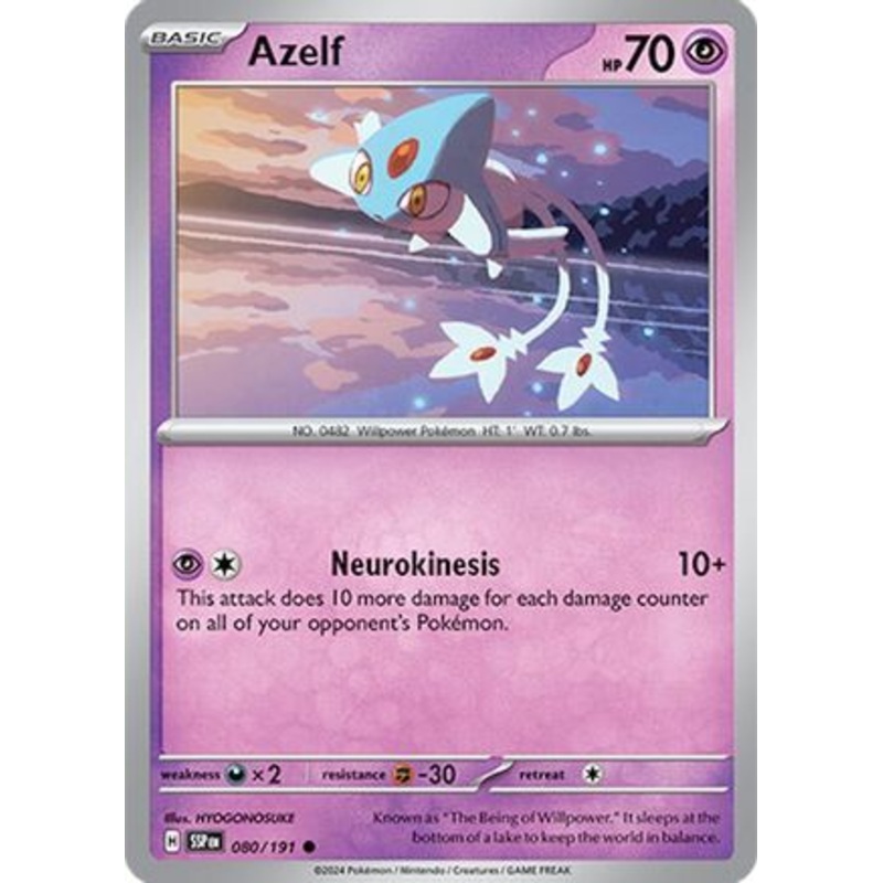 Azelf (080/191) [Scarlet & Violet: Surging Sparks]