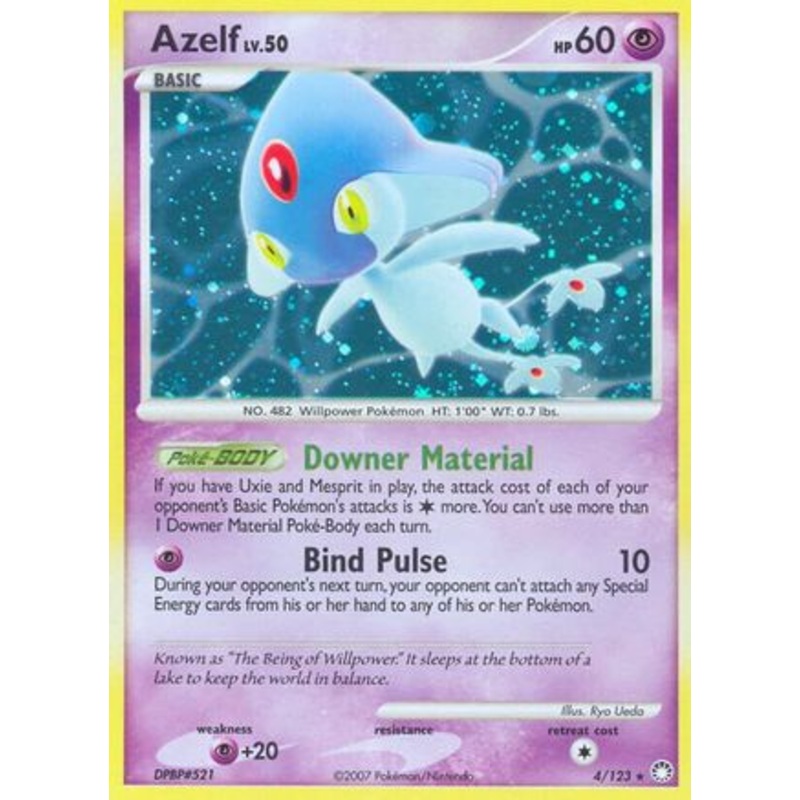 Azelf (4/123) [Diamond & Pearl: Mysterious Treasures] Reverse Holofoil