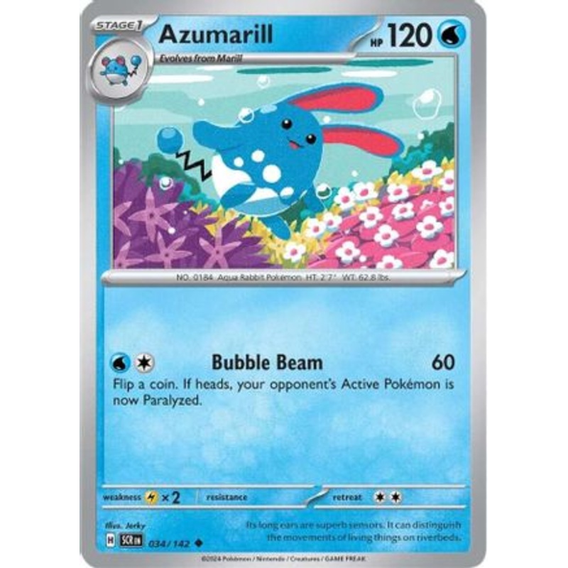 Azumarill (034/142) [Scarlet & Violet: Stellar Crown] Reverse Holofoil