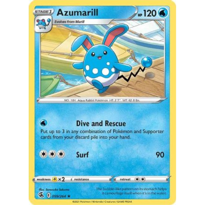 Azumarill (059/264) [Sword & Shield: Fusion Strike]