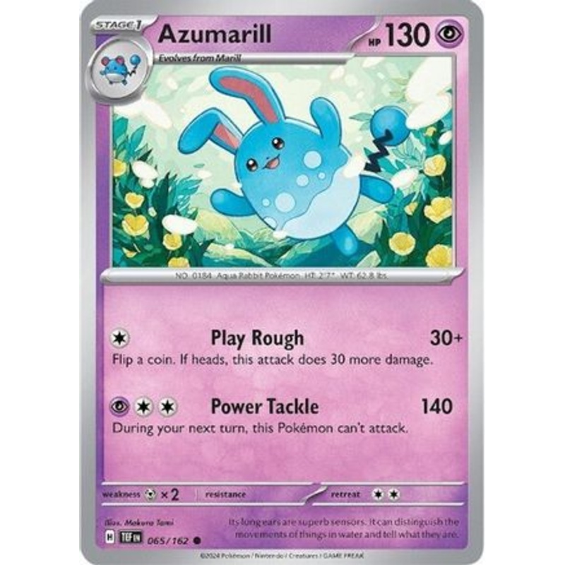 Azumarill (065/162) [Scarlet & Violet: Temporal Forces]