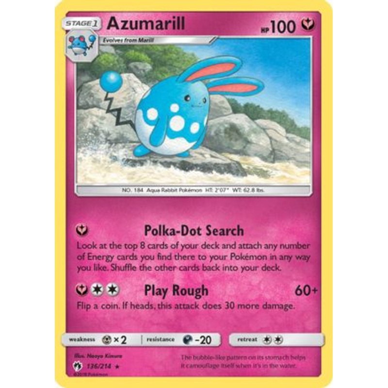 Azumarill (136/214) [Sun & Moon: Lost Thunder]
