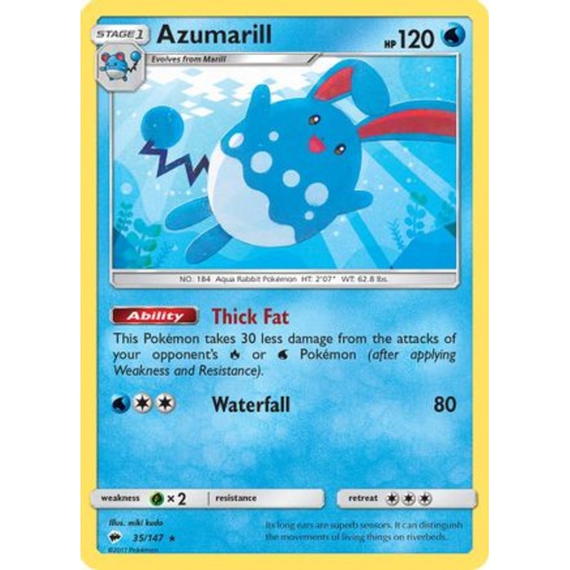 Azumarill (35/147) [Sun & Moon: Burning Shadows]
