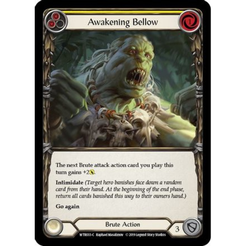 Awakening Bellow (Yellow) (WTR033) 1st Edition – Welcome to Rathe