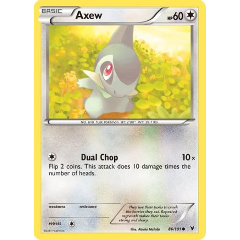 Axew (86/101) [Black & White: Noble Victories] Reverse Holofoil