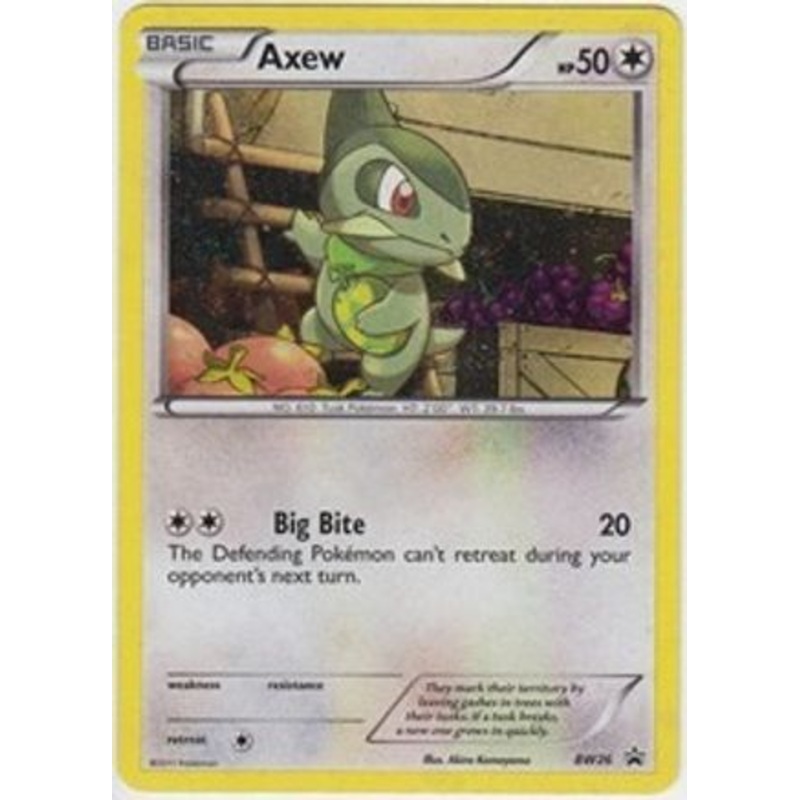 Axew (BW26) [Black & White: Black Star Promos]