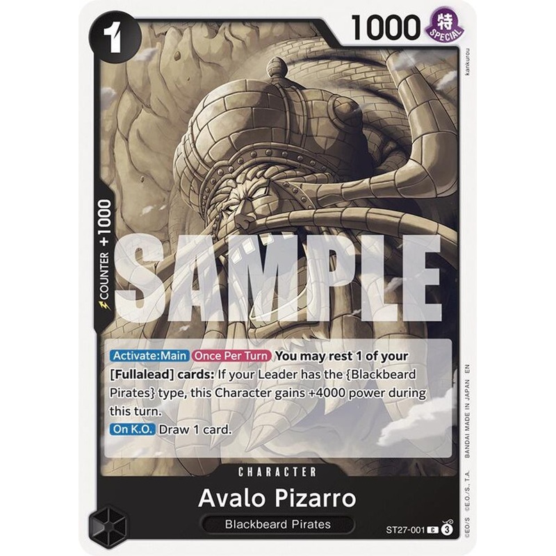 Avalo Pizarro (ST27-001)