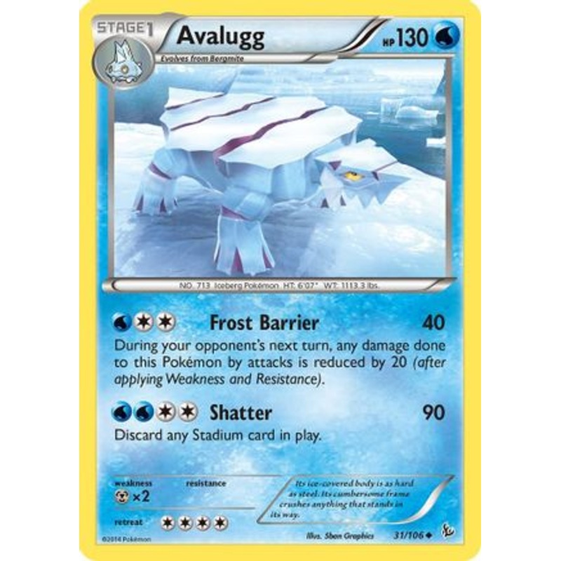 Avalugg (31/106) [XY: Flashfire] Reverse Holofoil