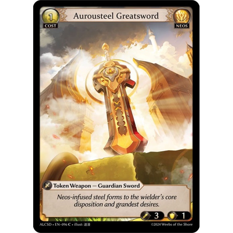 Aurousteel Greatsword (96) [Alchemical Revolution: Starter Decks] Foil