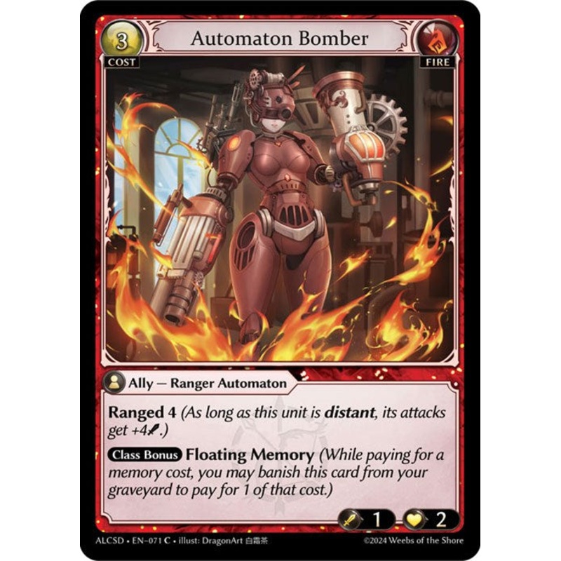 Automaton Bomber (71) [Alchemical Revolution: Starter Decks]