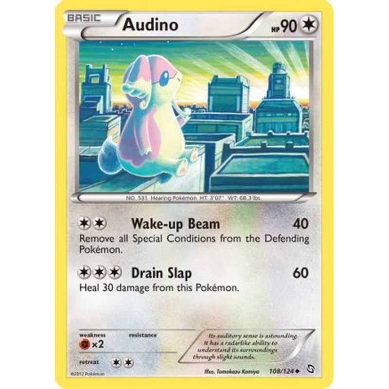 Audino (108/124) [Black & White: Dragons Exalted] Reverse Holofoil
