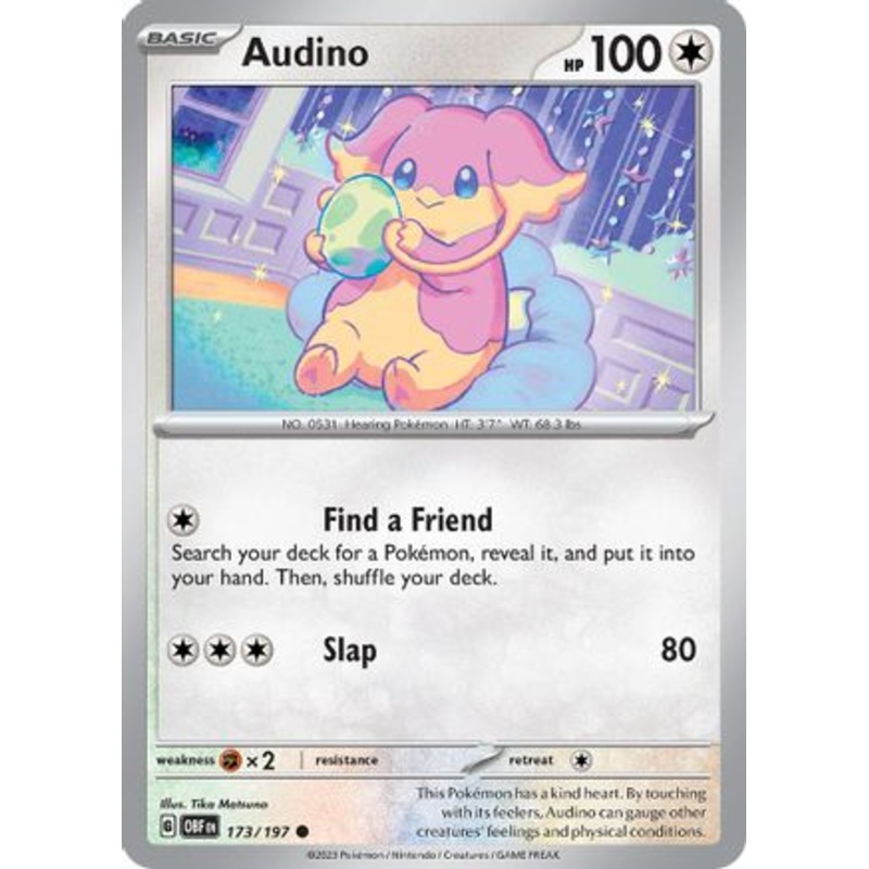Audino (173/197) [Scarlet & Violet: Obsidian Flames]