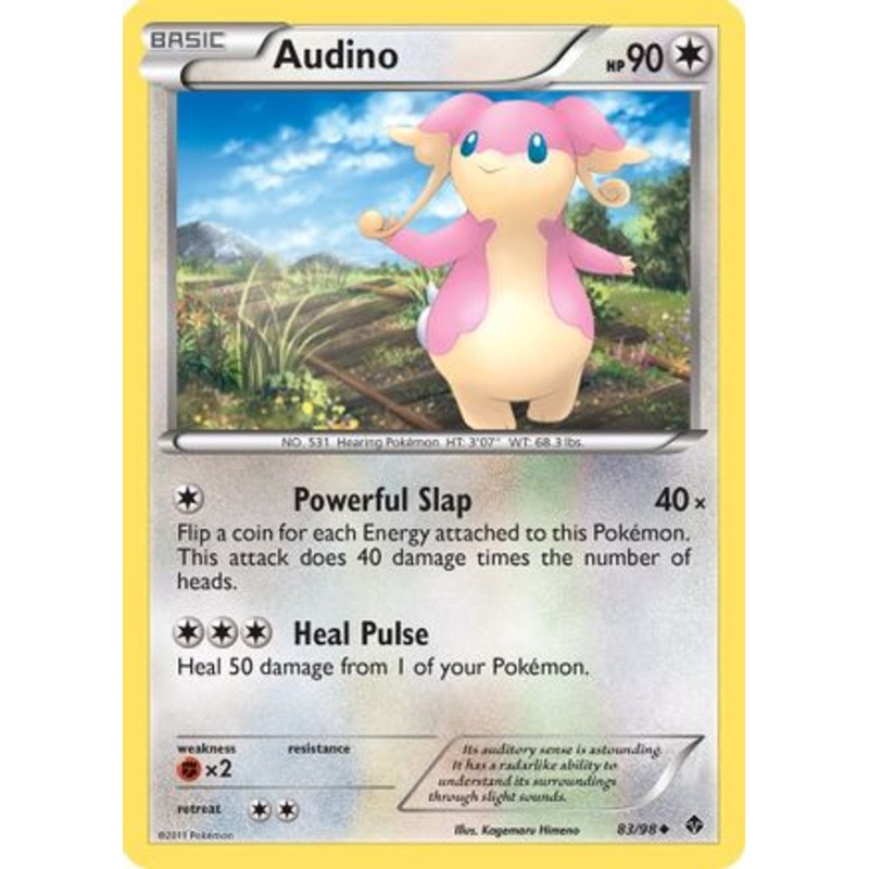 Audino (83/98) [Black & White: Emerging Powers] Reverse Holofoil