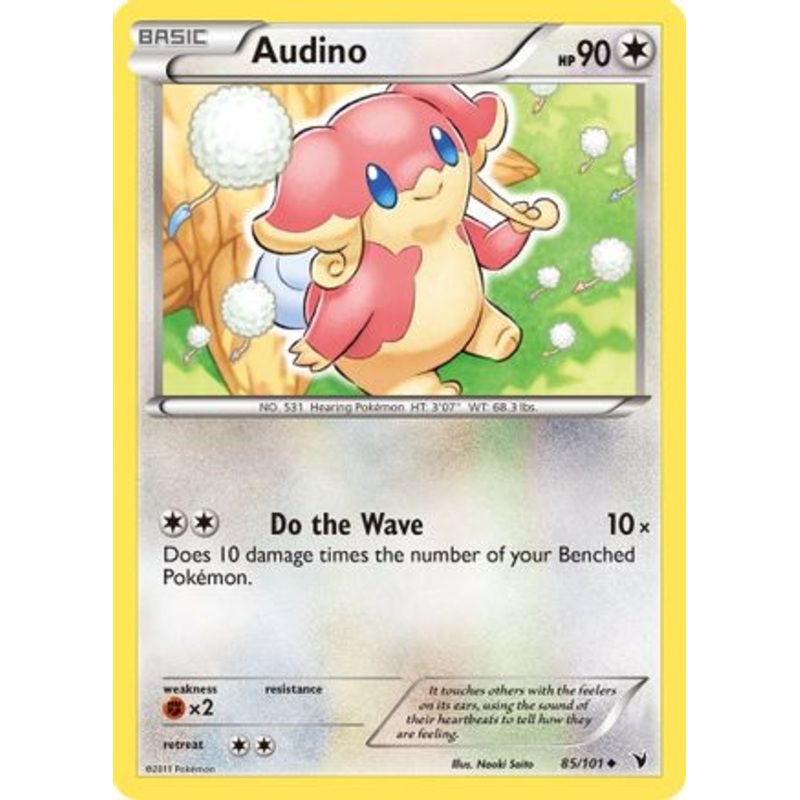 Audino (85/101) [Black & White: Noble Victories] Reverse Holofoil
