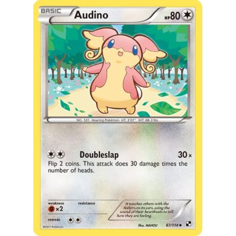 Audino (87/114) [Black & White: Base Set] Reverse Holofoil