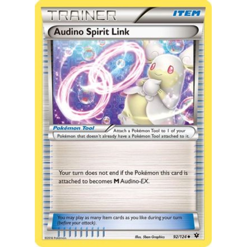 Audino Spirit Link (92/124) [XY: Fates Collide] Reverse Holofoil