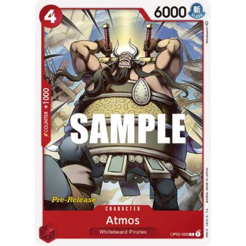 Atmos (OP02-003) Pre-Release Cards