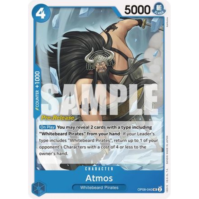 Atmos (OP08-040) Pre-Release Cards