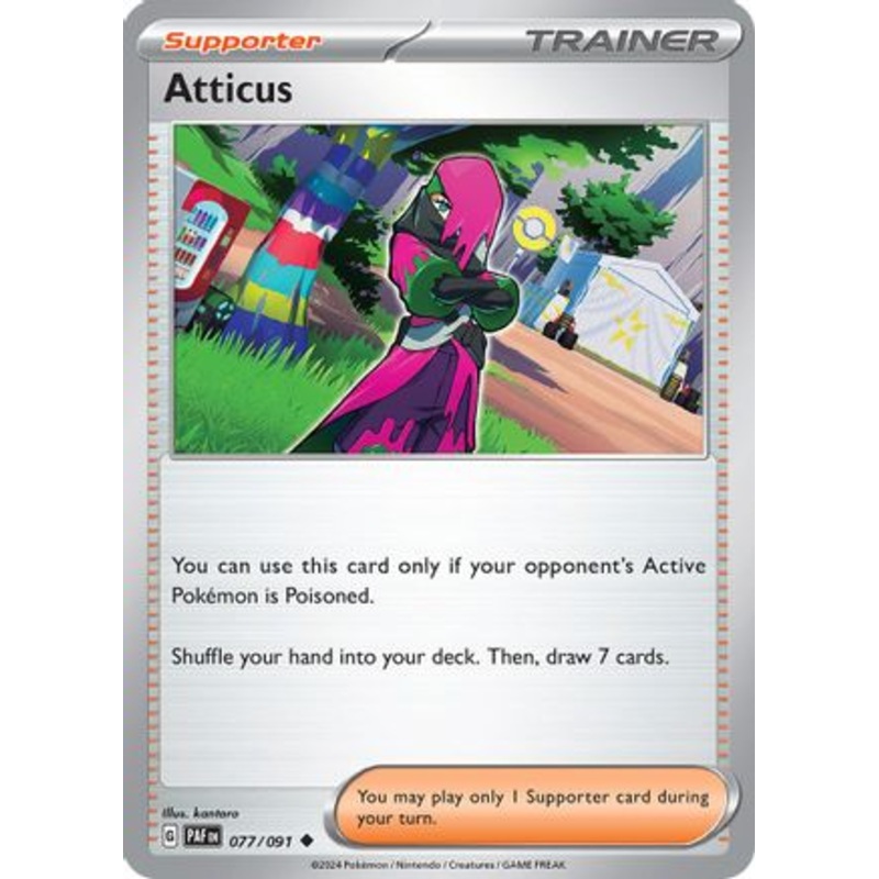 Atticus (077/091) [Scarlet & Violet: Paldean Fates]