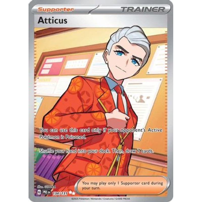 Atticus (134/131) [Scarlet & Violet: Prismatic Evolutions]
