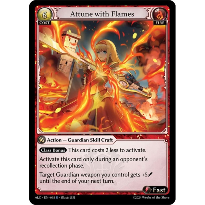 Attune with Flames (95) [Alchemical Revolution] Foil