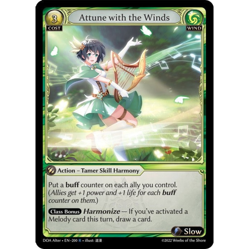 Attune with the Winds (200) [Dawn of Ashes: Alter Edition] Foil