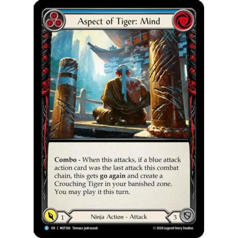 Aspect of Tiger: Mind (MST166) Rainbow Foil – Part the Mistveil
