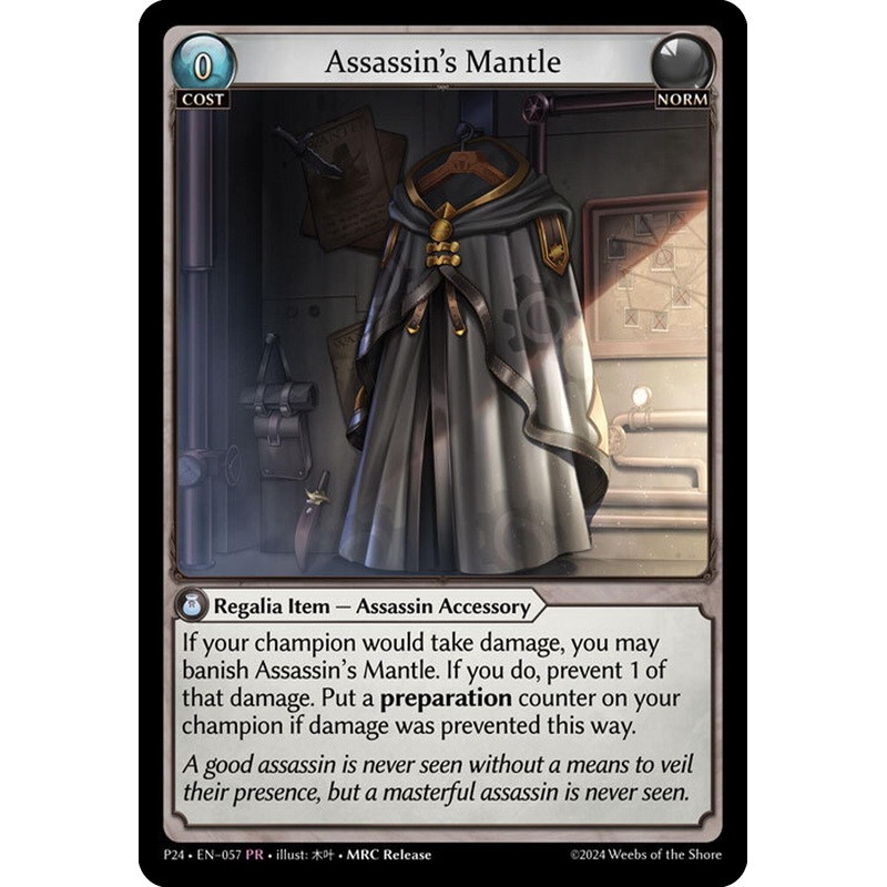 Assassin’s Mantle (057) [Promotional Cards]