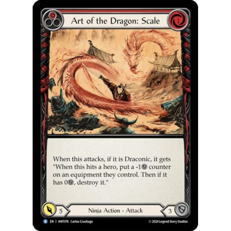 Art of the Dragon: Scale (HNT076) Rainbow Foil – The Hunted