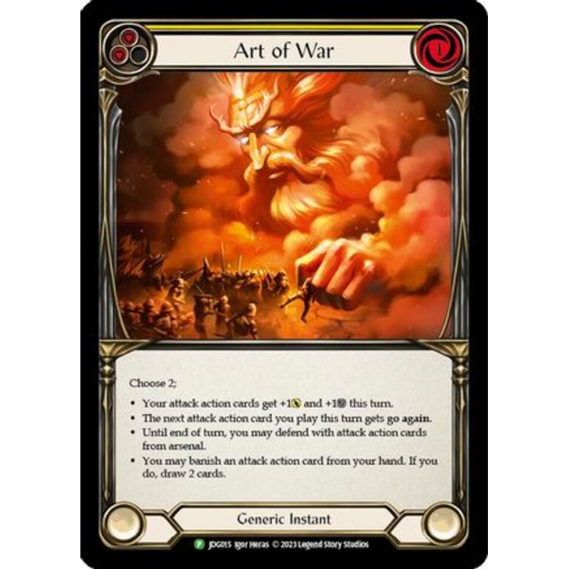 Art of War – JDG015 (JDG015) Cold Foil – Flesh and Blood: Promo Cards