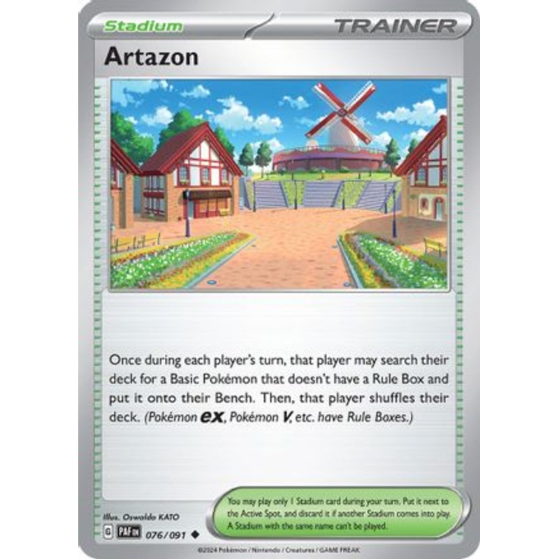 Artazon (076/091) [Scarlet & Violet: Paldean Fates] Reverse Holofoil