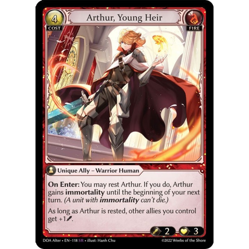 Arthur, Young Heir (118) [Dawn of Ashes: Alter Edition]