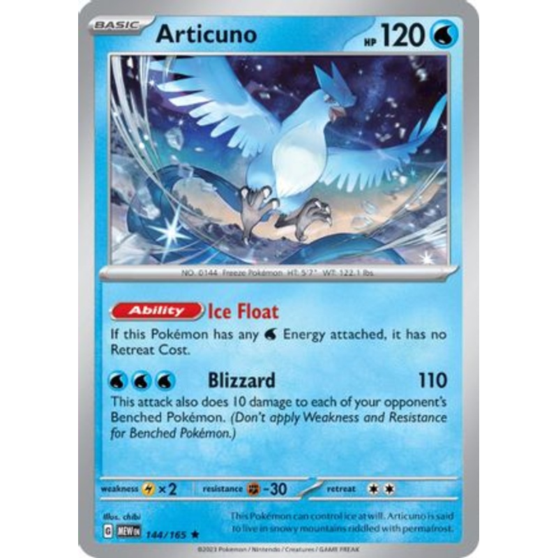 Articuno (144/165) [Scarlet & Violet 151] Reverse Holofoil
