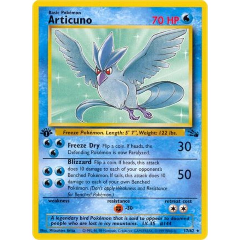 Articuno (17/62) [Fossil Unlimited]