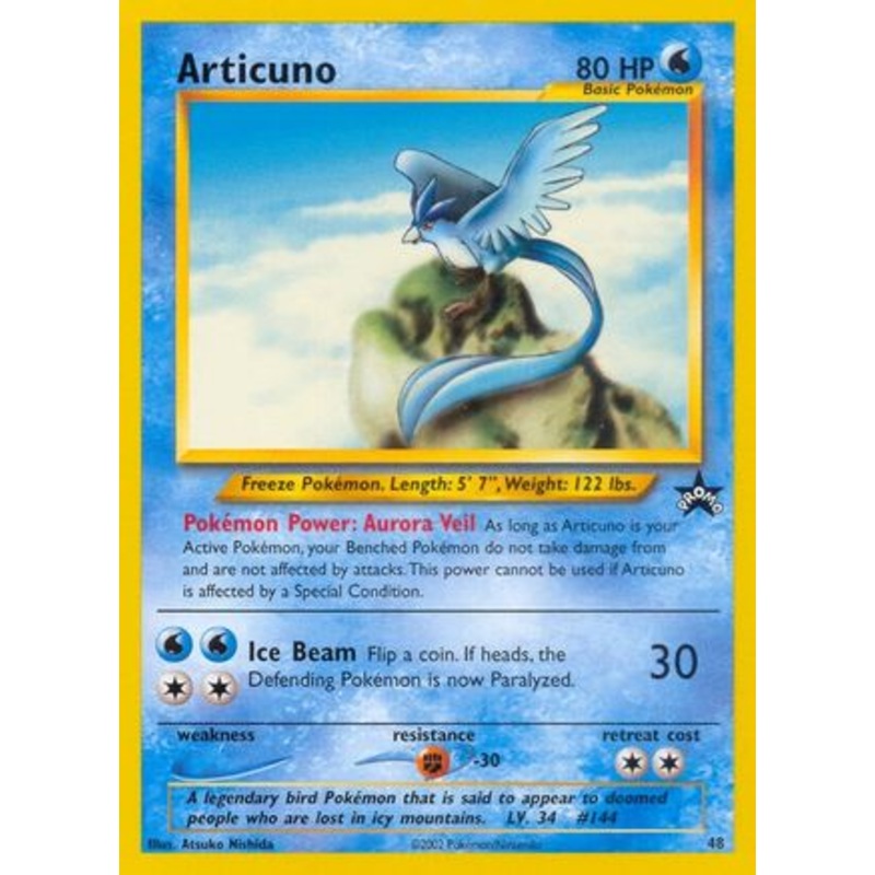 Articuno (48) [Wizards of the Coast: Black Star Promos]