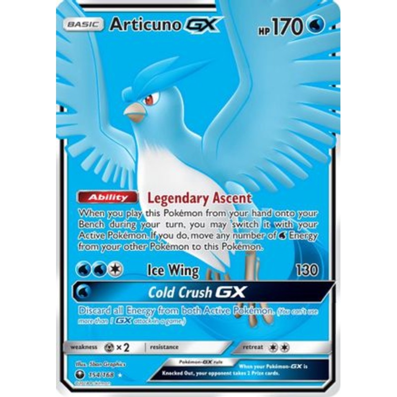 Articuno GX (154/168) [Sun & Moon: Celestial Storm]