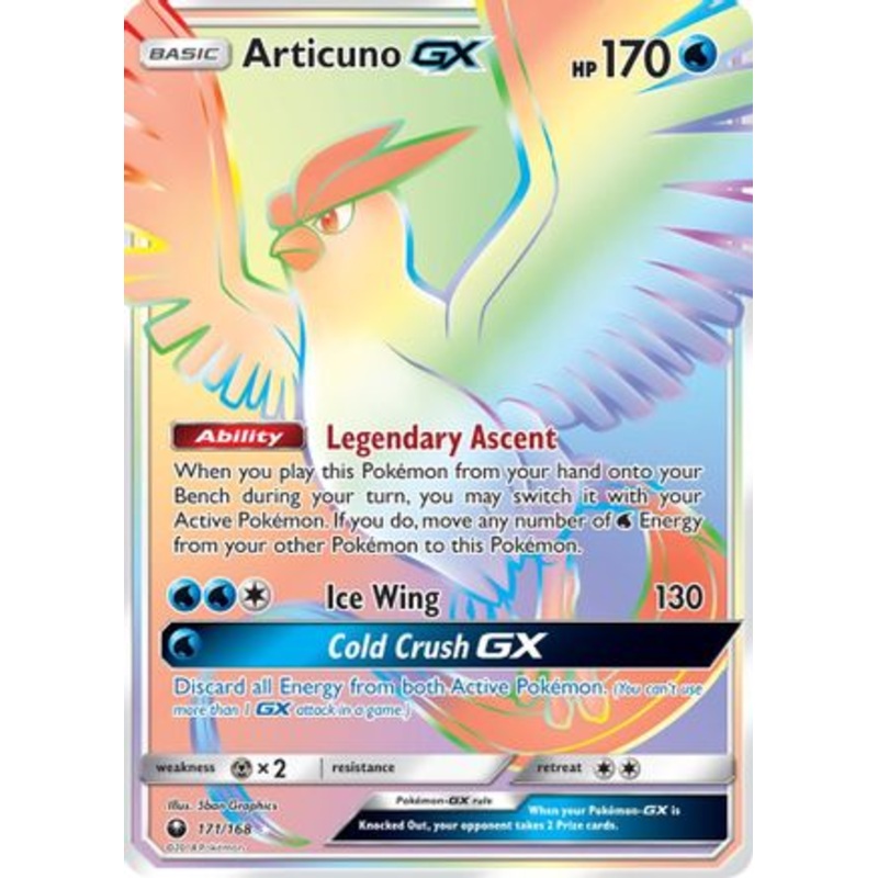 Articuno GX (171/168) [Sun & Moon: Celestial Storm]