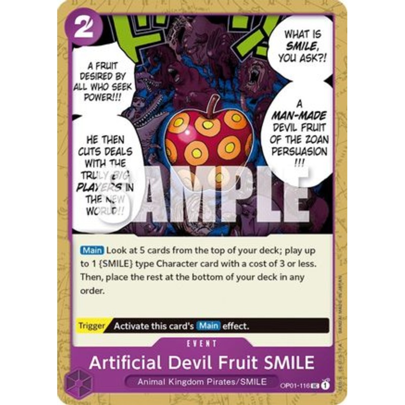 Artificial Devil Fruit SMILE (OP01-116)