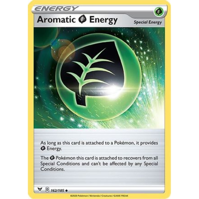 Aromatic Grass Energy (162/185) [Sword & Shield: Vivid Voltage] Reverse Holofoil